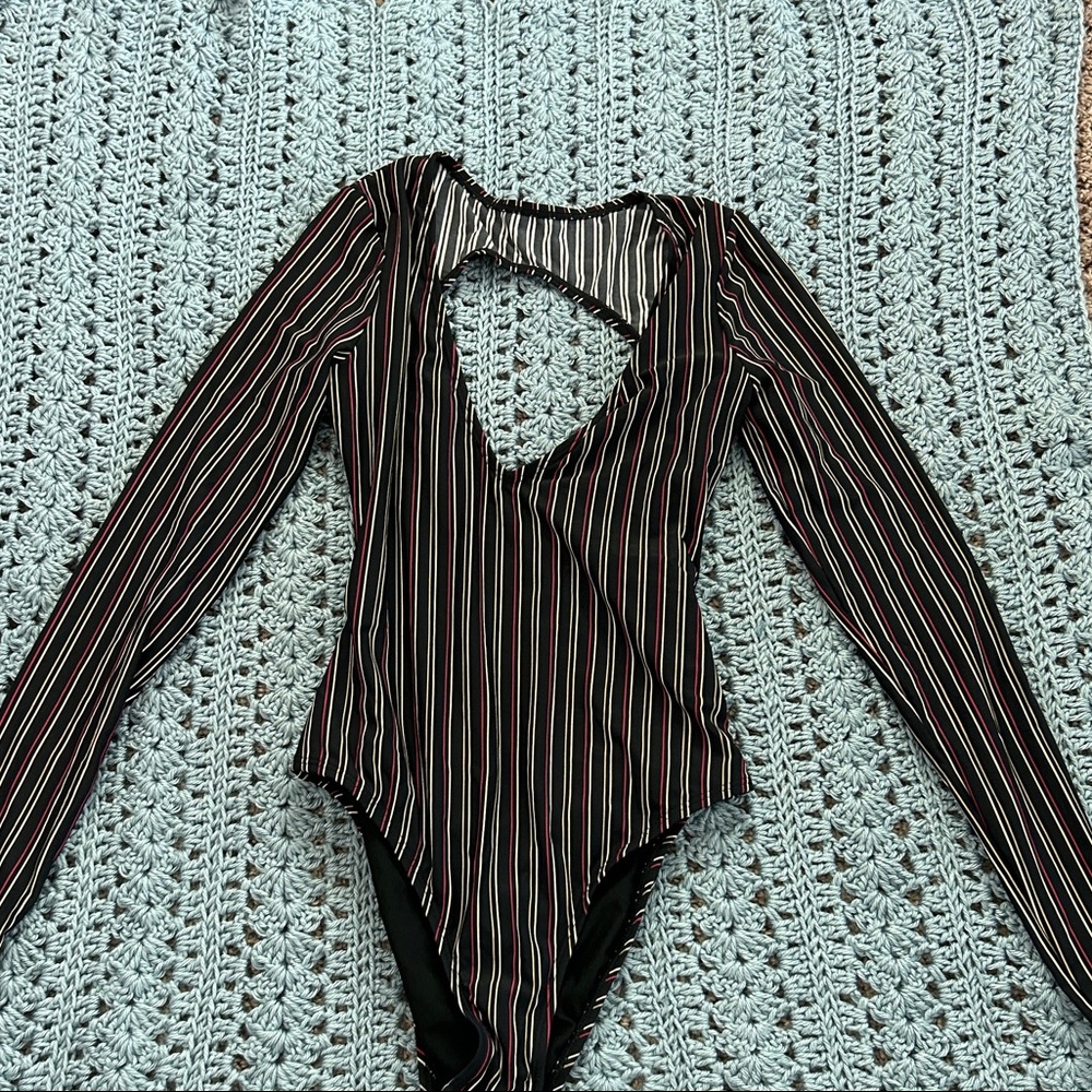 Billabong Striped One Piece Swimsuit